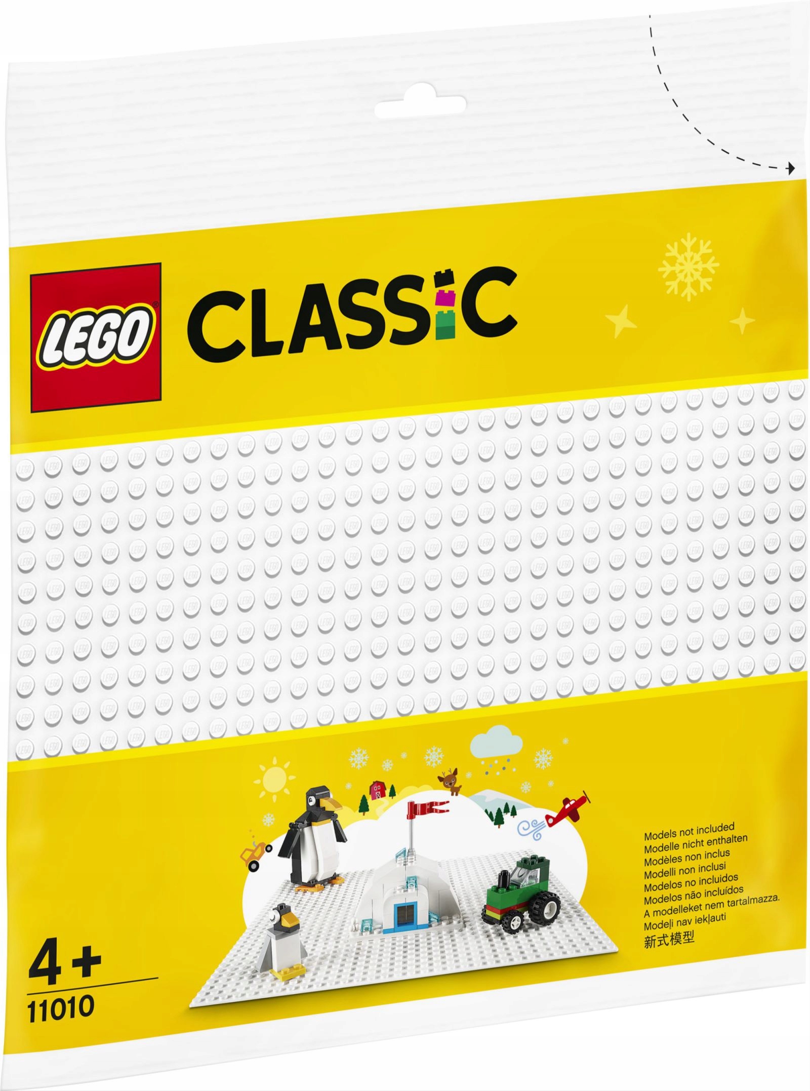 

Lego Classic Biała Płytka Konstrukcyjna (11010) Kl