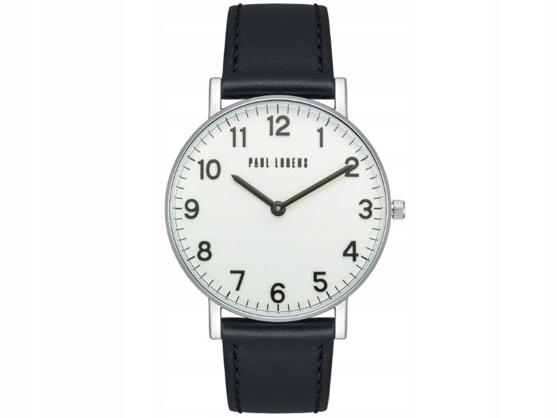 Pánské hodinky s bílým ciferníkem, ocelový quartzový strojek, minerální sklíčko