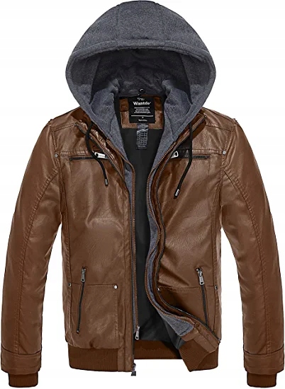 Pánská Bunda Wantdo Světle Hnědá