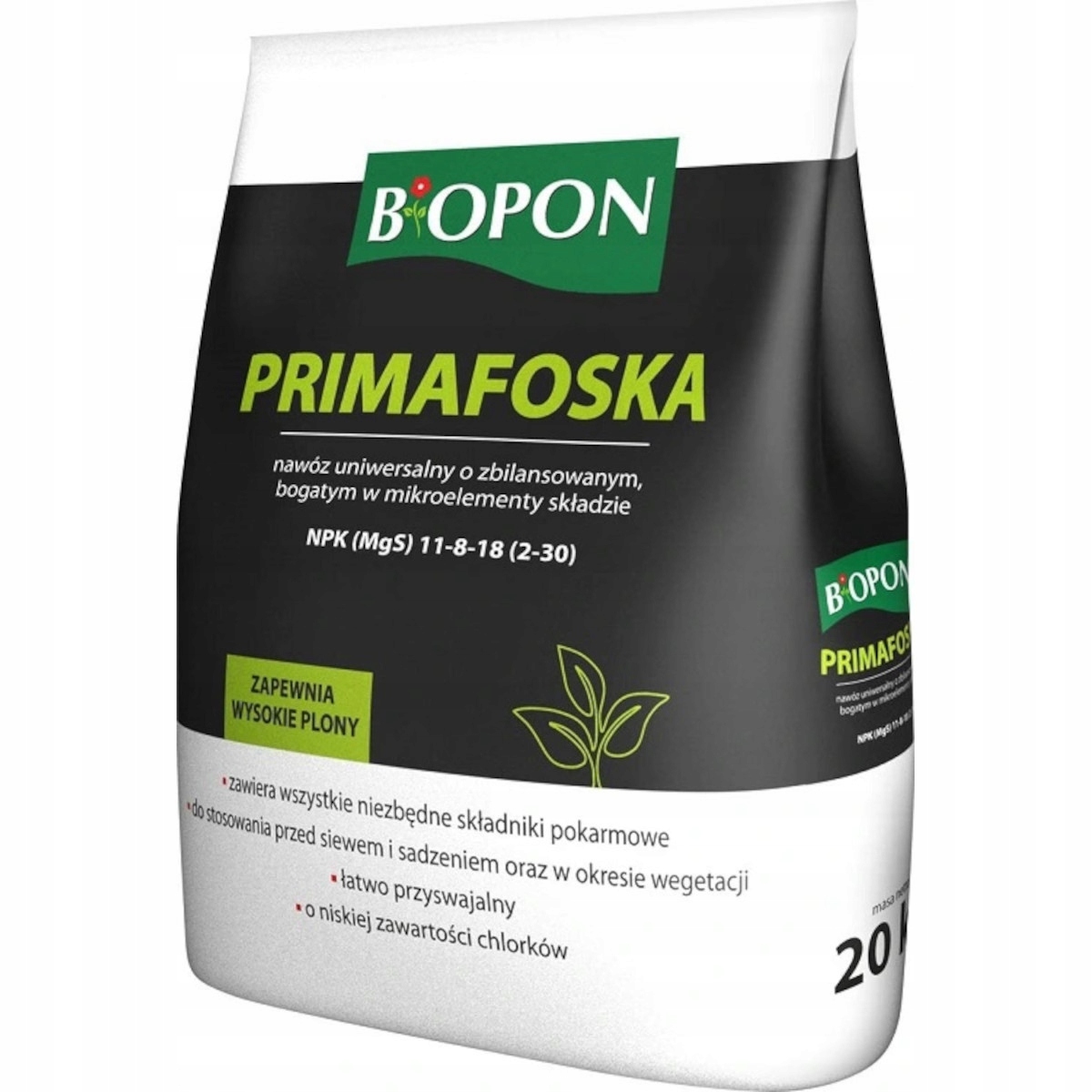 

Nawóz Wieloskadnikowy Primafoska 20kg Biopon