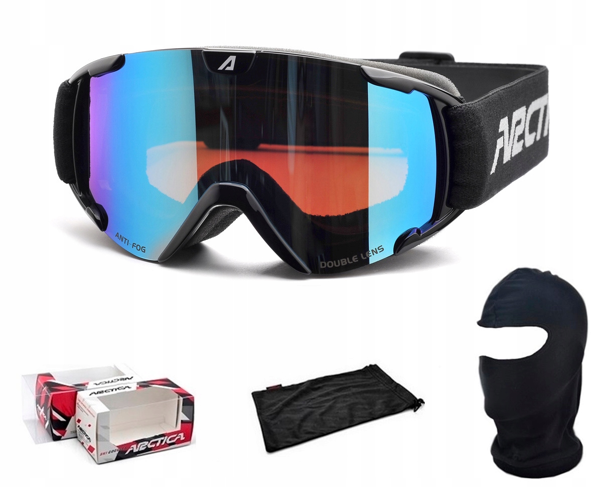 Arctica Lyžařské Brýle G-1004B Junior Nepárové S Dvojitým Sklem