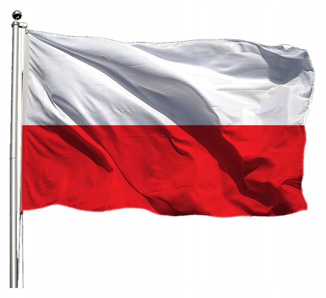 FLAGA POLSKI POLSKA 150x90 cm - OCZKA NA MASZT