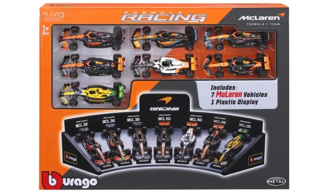 Formula 7- Pk Without Helmet With Stand) 1:43 Bburago
