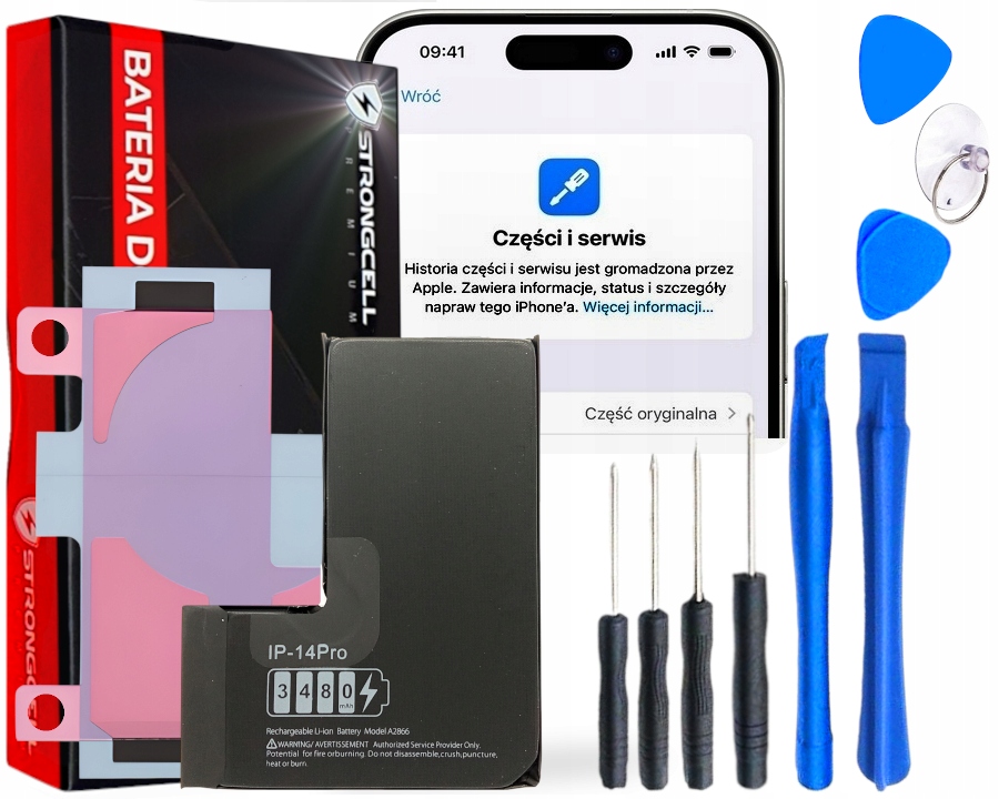 Bateria Diagnosable iPhone 14 Pro Większa Pojemność Bez Komunikatu