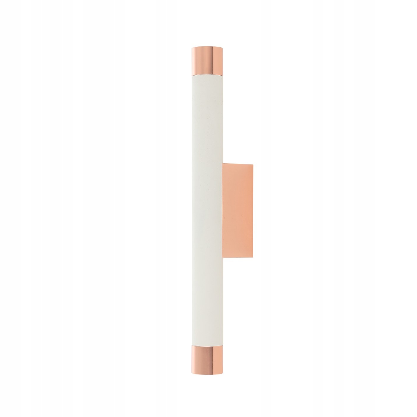 Moderní nástěnné svítidlo Q Parette Bianco Rose Gold s doplňkovým osvětlením lobby