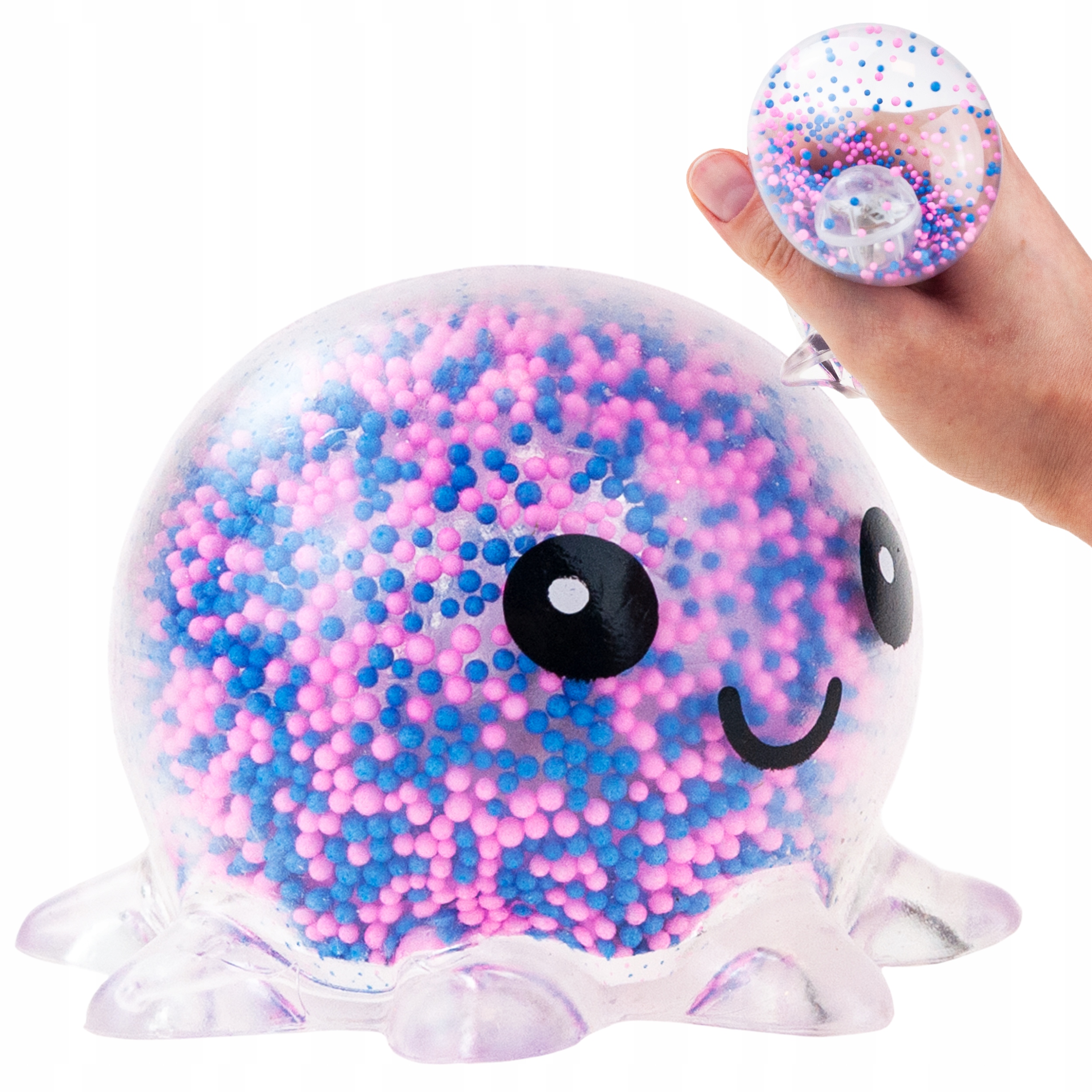 АНТИСТРЕССОВЫЙ ОСЬМИНОГ, СВЕТЯЩИЙСЯ СВЕТОДИОДНЫЙ СВЕТИЛЬНИК С ШАРИКАМИ, РАСТЯГИВАЮЩИЙСЯ