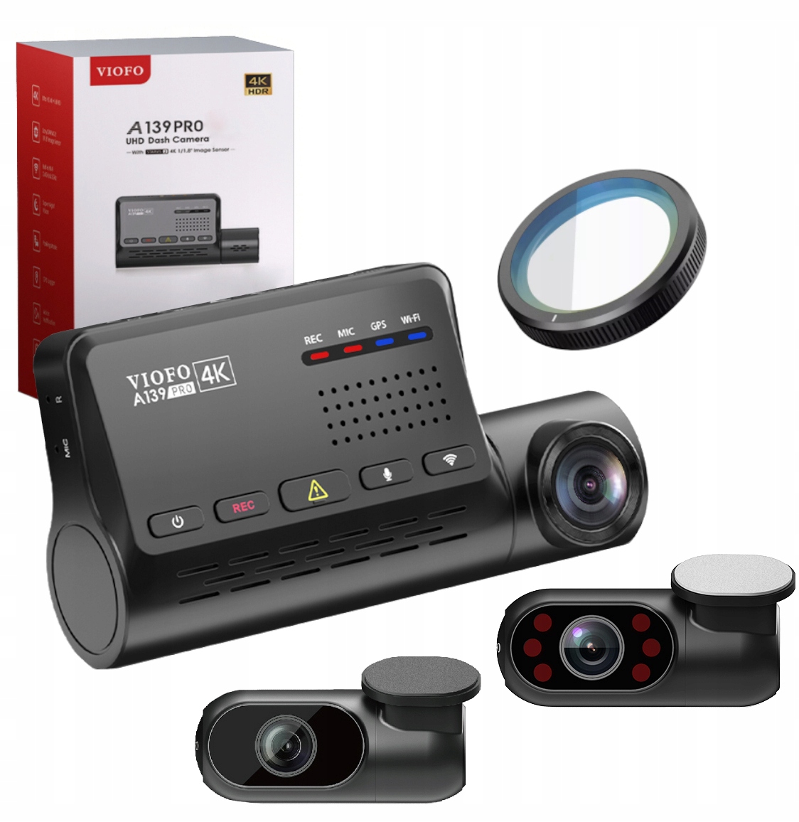 VIOFO A139 PRO 3CH-G 4K GPS CPL + 256GB ACC PILOT EAN (GTIN) 6972147072698