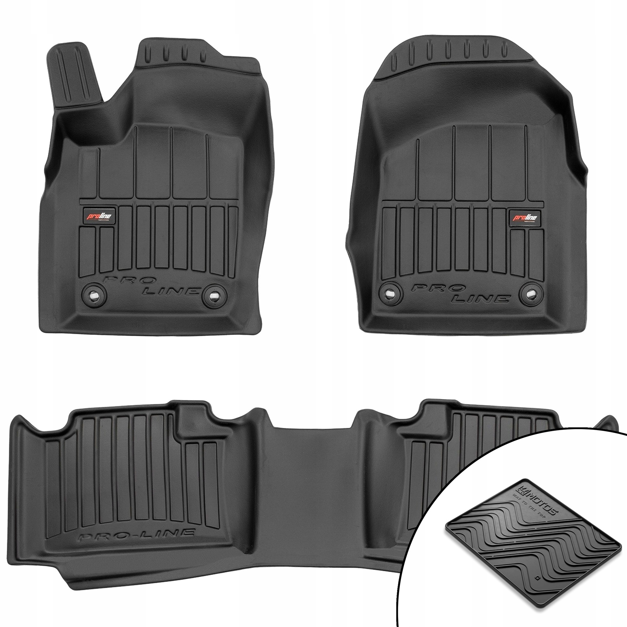 3D gumové koberce Dodge Durango III od roku 2010 rohož bonus
