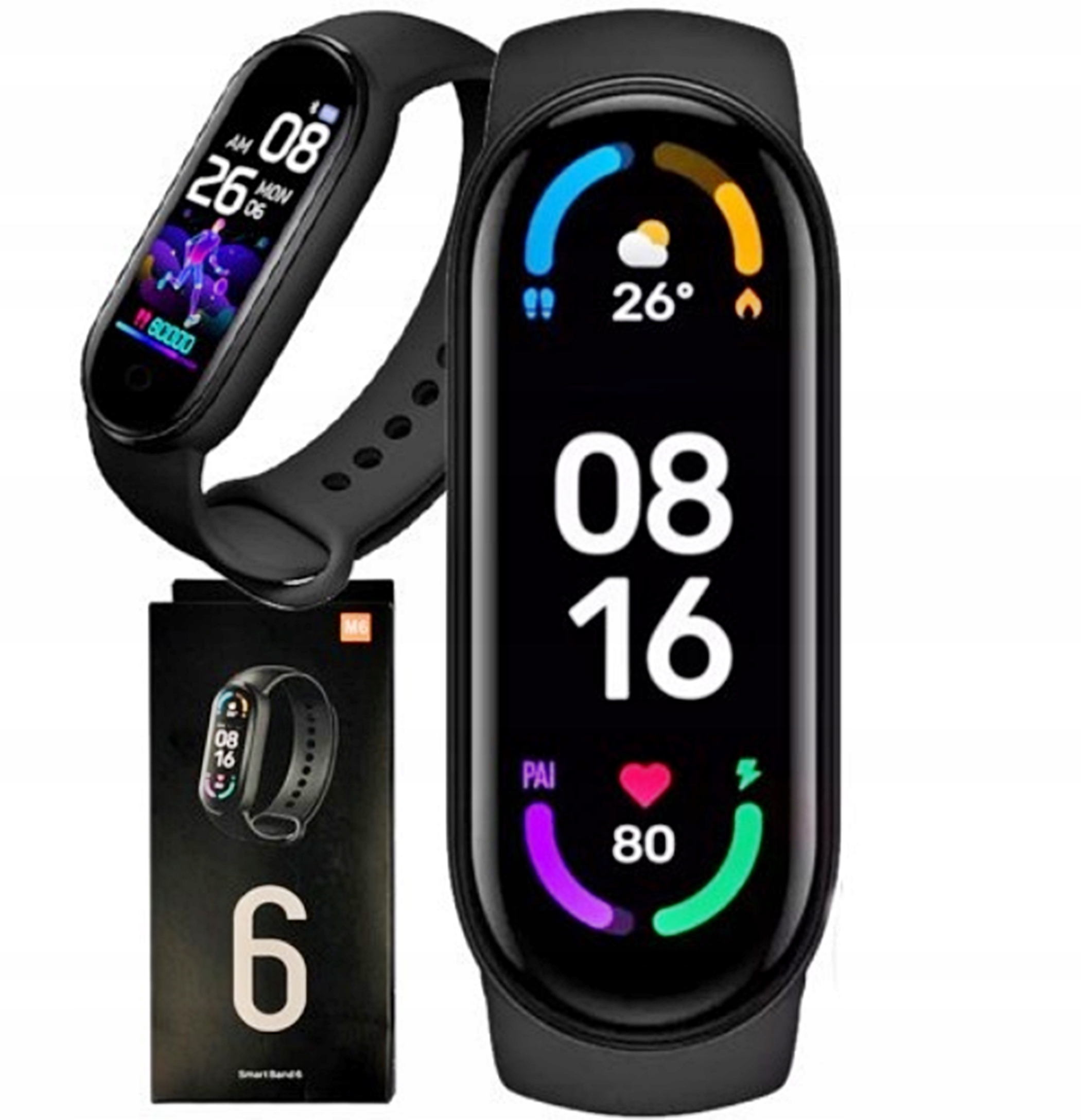 

Smartwatch Opaska Sportowa Smartband Zegarek M6 Pl