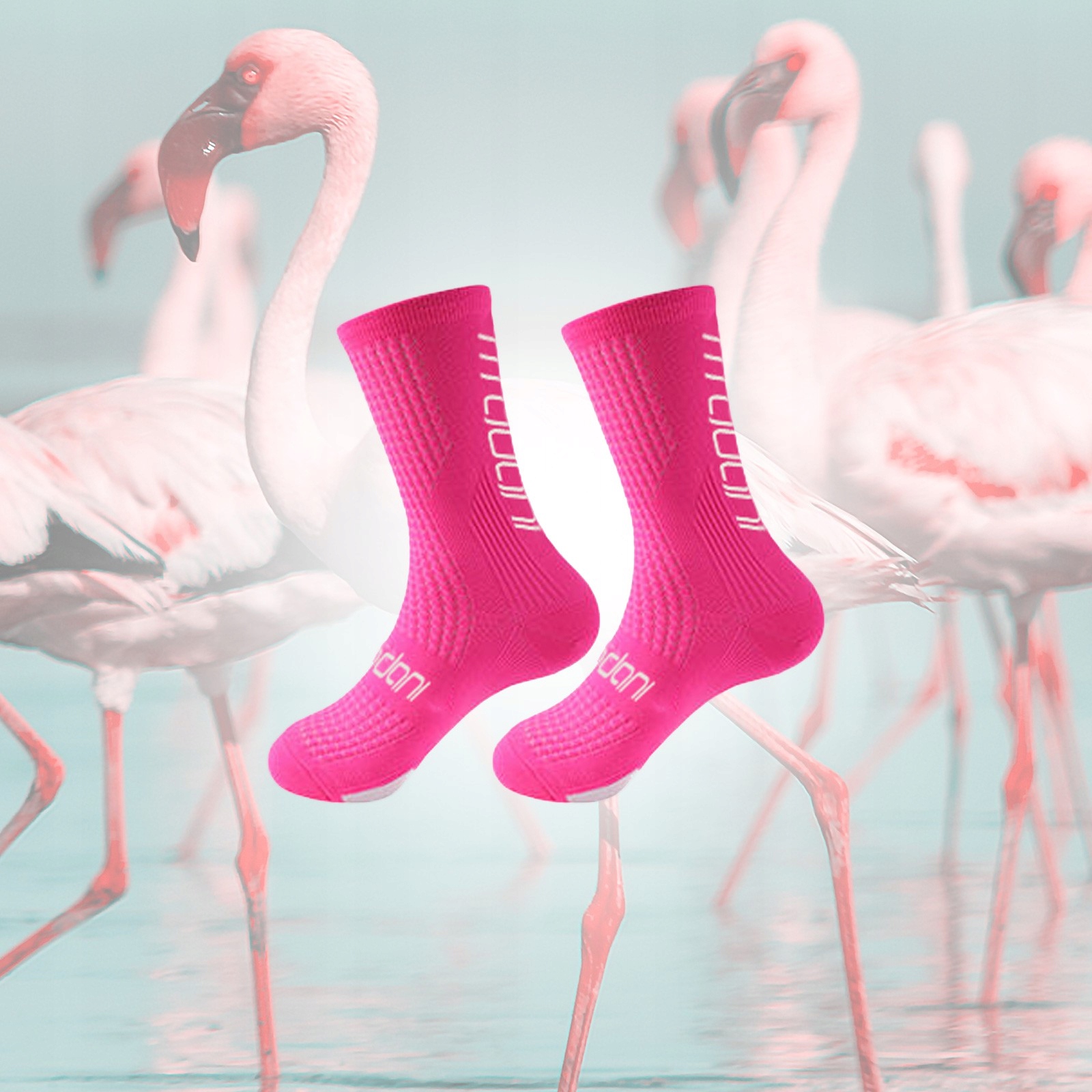 Madani:skarpety rowerowe FLAMINGO Unisex r.36-46 Marka Madani