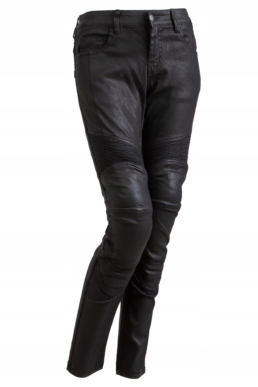 DAMSKIE JEANSY MOTOCYKLOWE OZONE ROXY BLACK 30/32