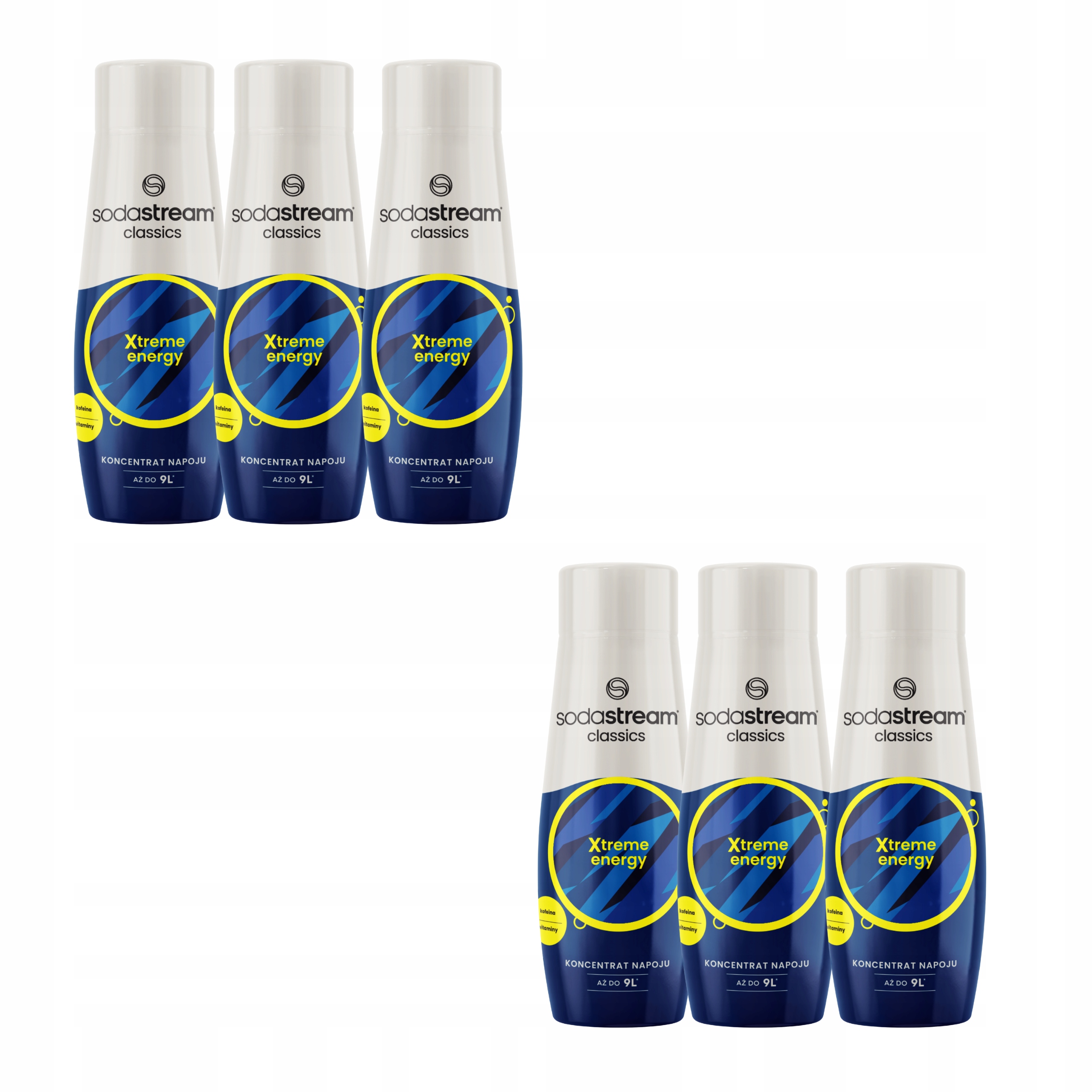 Koncentrat napój energetyczny syrop sok Sodastream Energy 440 ml x6