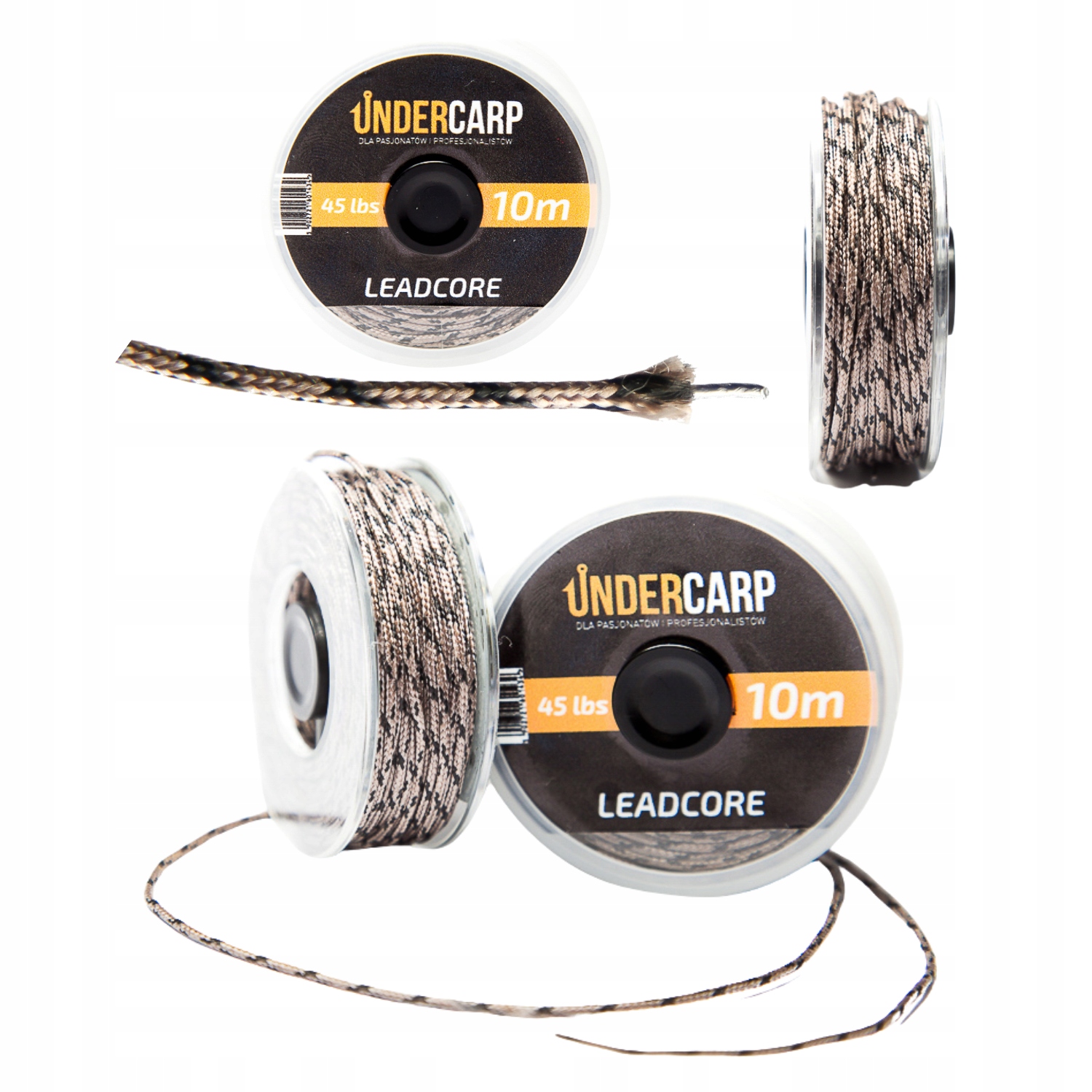 Leadcore Under Carp 10m/45lbs Brązowy
