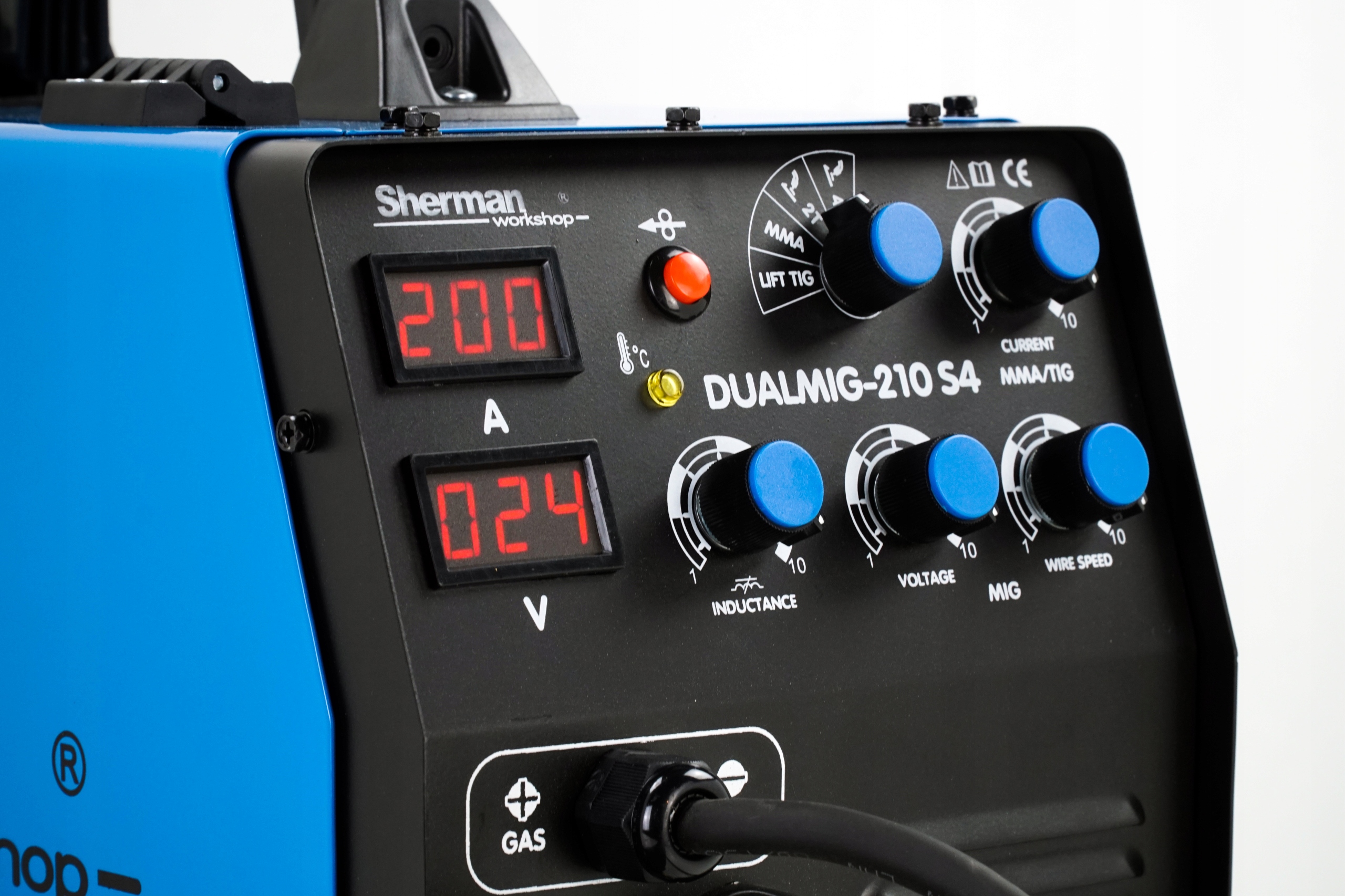 Spawarka MIGOMAT MIG 210 MMA TIG zestaw MAG 200A Model Sherman DUALMIG 210 S4
