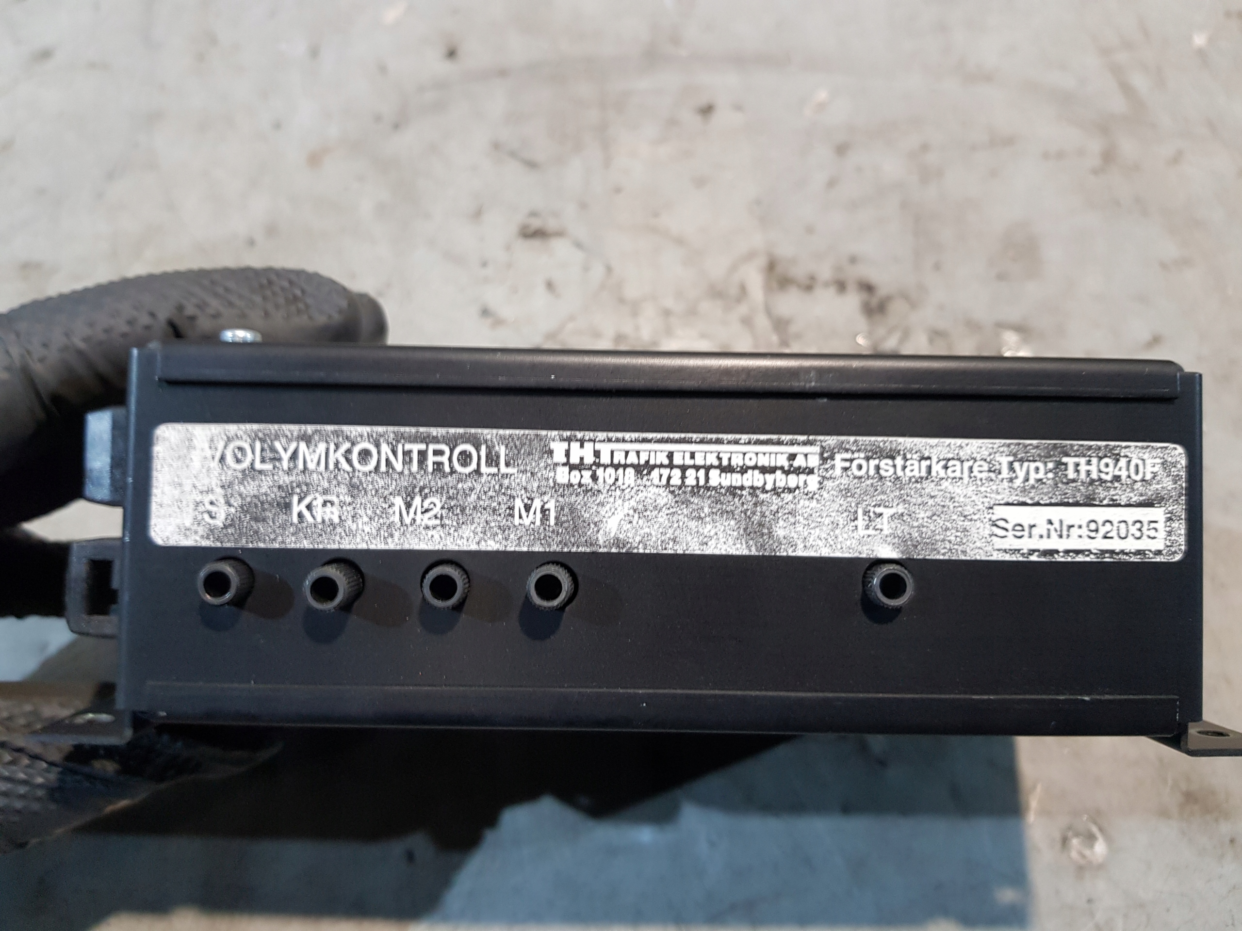 amplifier AUDIO SCANIA TH940F 489880