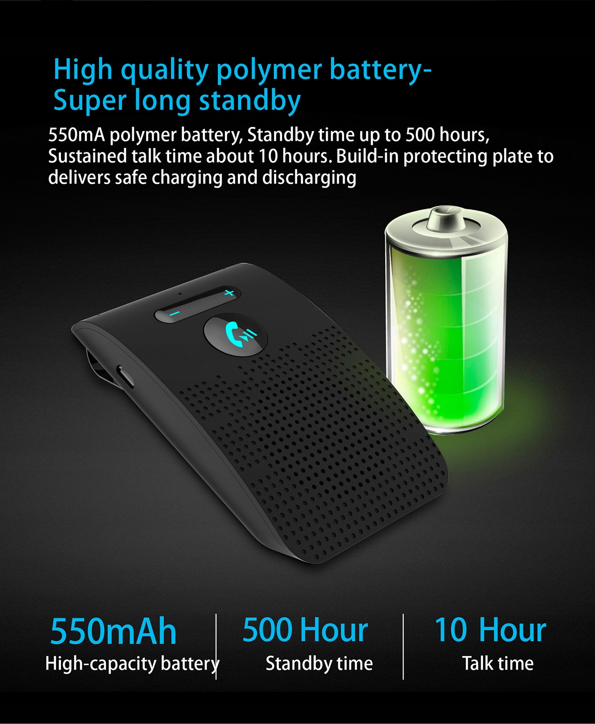 ZESTAW GŁOŚNOMÓWIĄCY DO SAMOCHODU BT 5.0 AUTOSTART SP09 Informacje o bezpieczeństwie CE