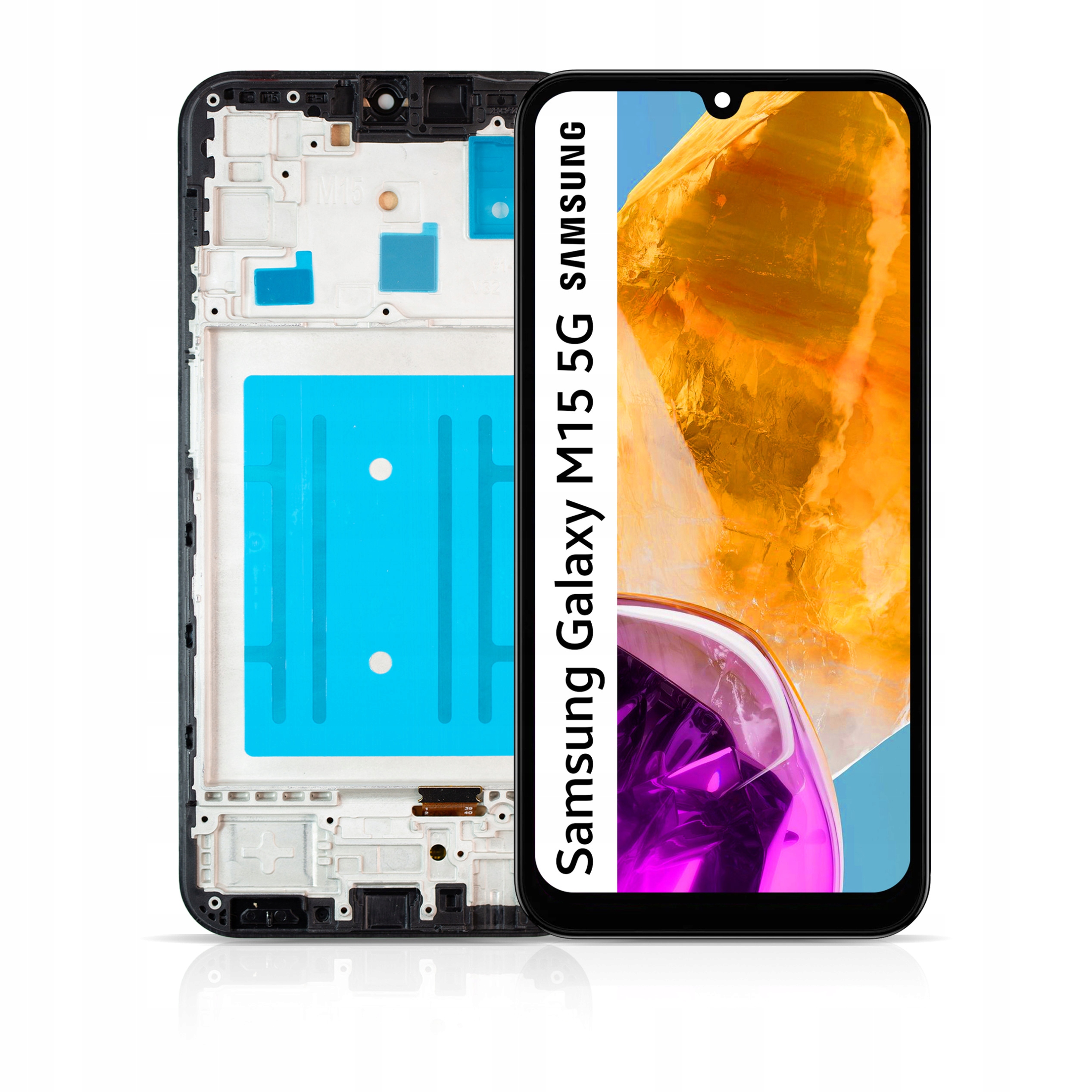 Incell pro Samsung Galaxy M15 5G LCD Displej Digitizer Dotyk Rámeček