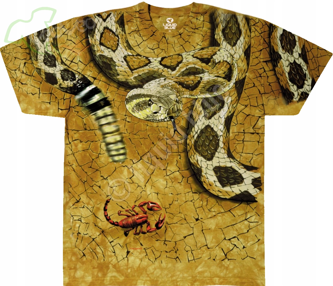 Tričko s chrastítkem Rattler Liquid Blue L