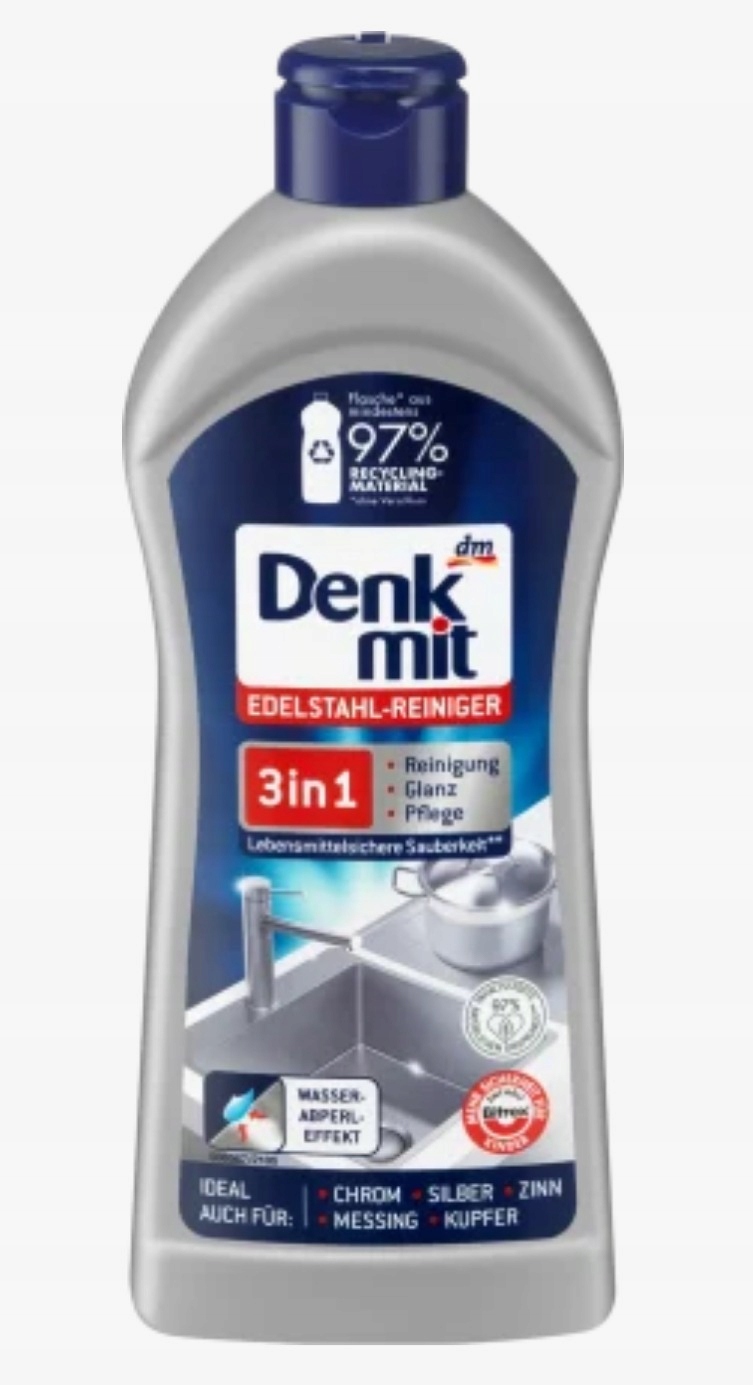 

Denkmit mleczko do czyszczenia stali nierdzewnej