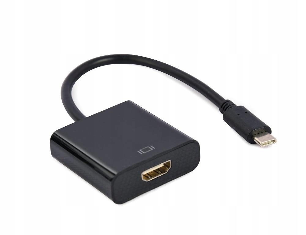 Adapter Usb-c męski do Hdmi żeński 4K przy 30 Hz czarny Gembird