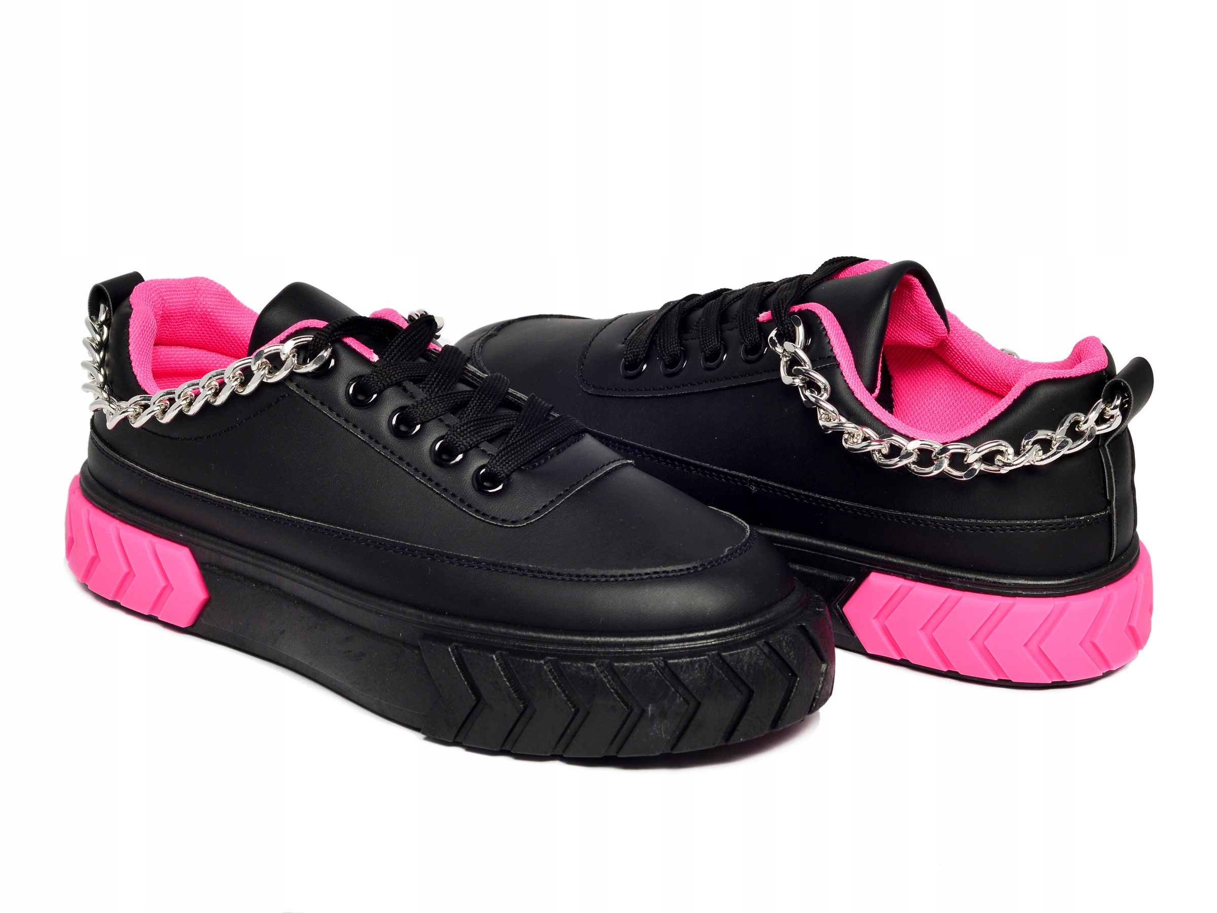 BUTY SPORTOWE ADIDASY EKO SKÓRA NA PLATFORMIE Rozmiar 40