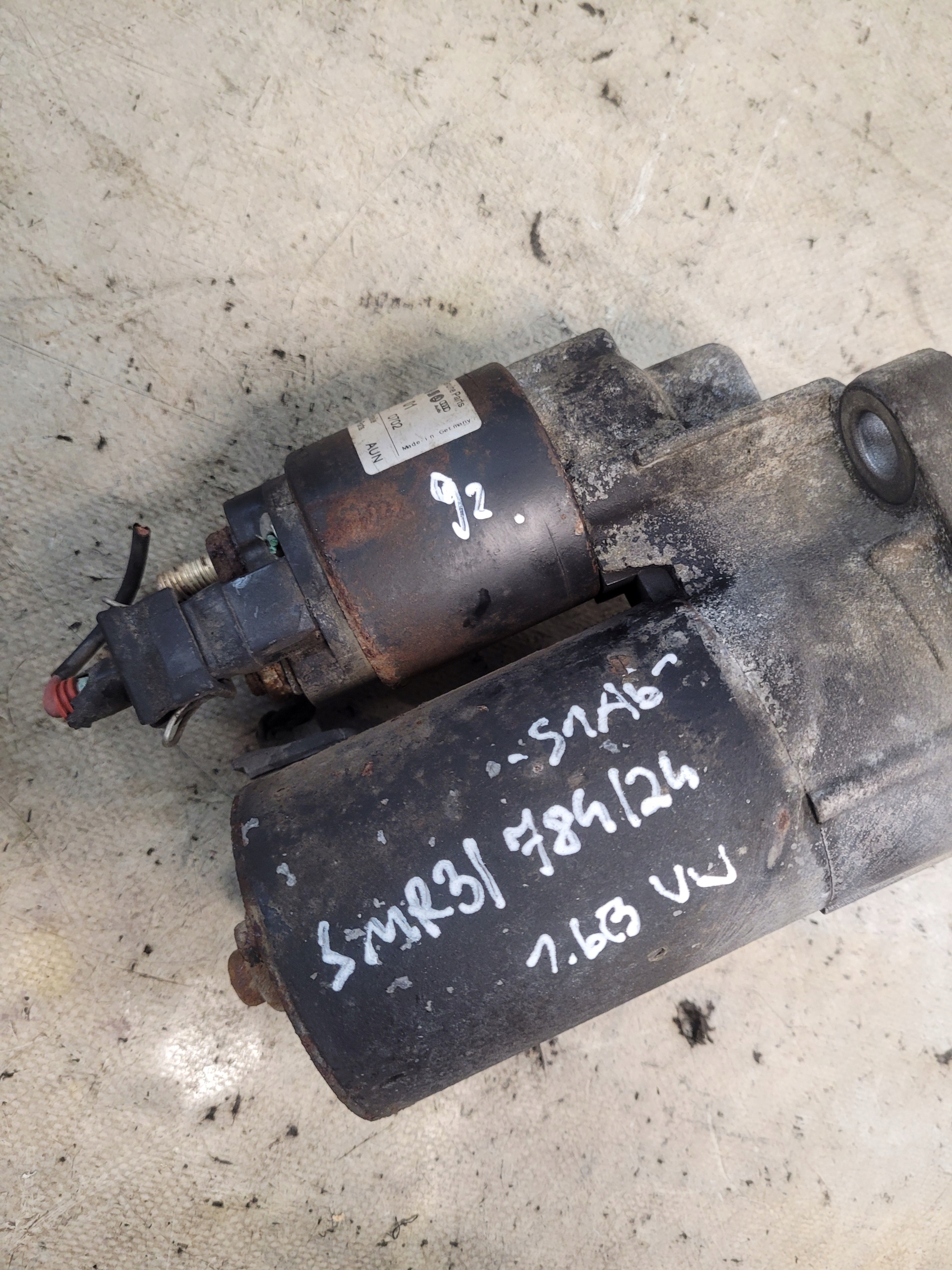 starter 9z. 020911023FX VOLKSWAGEN BORA 1.6B