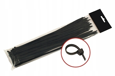 Zaciski Do Przewodów opaski 300x4.7mm Trytytki 50szt Zipy Ściski Kablowe