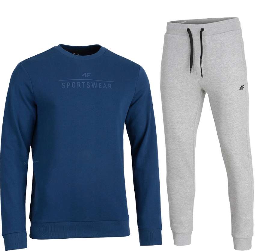 

4F Męski Dres Bawełna Komplet Bluza Spodnie L
