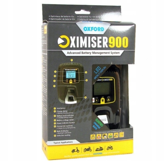 

Prostownik motocyklowy Oxford Oximiser 900 901