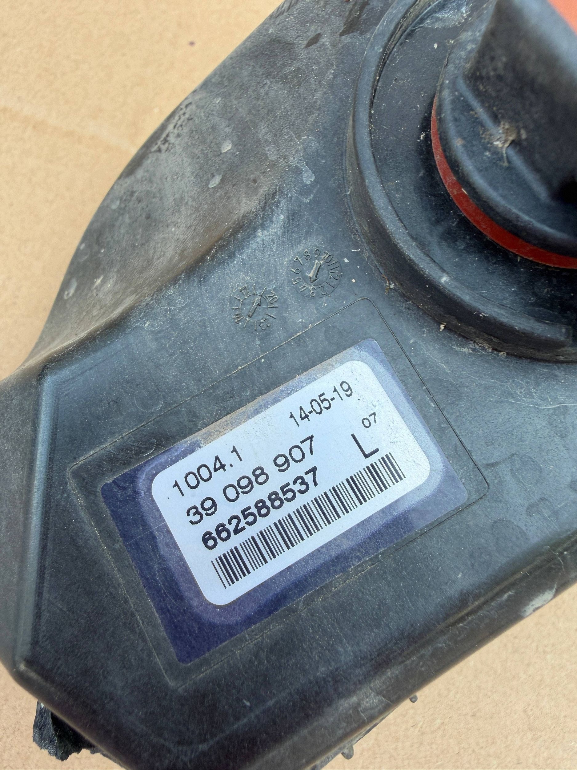 light fog lights front left side Opel Astra K 39098907