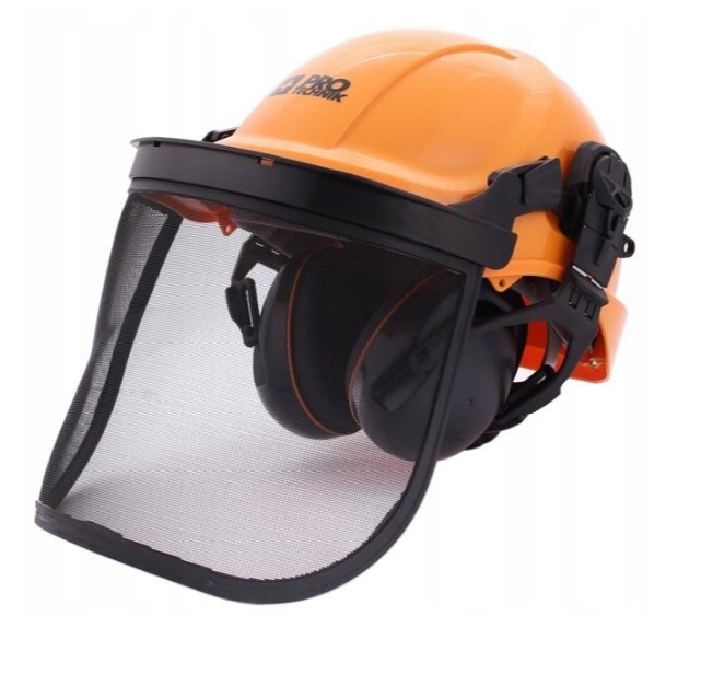 Ochranná Přilba Pro Lesníky S Dřevěnými Náušníky