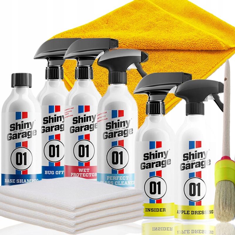 SHINY GARAGE набір косметики для автомобіля
