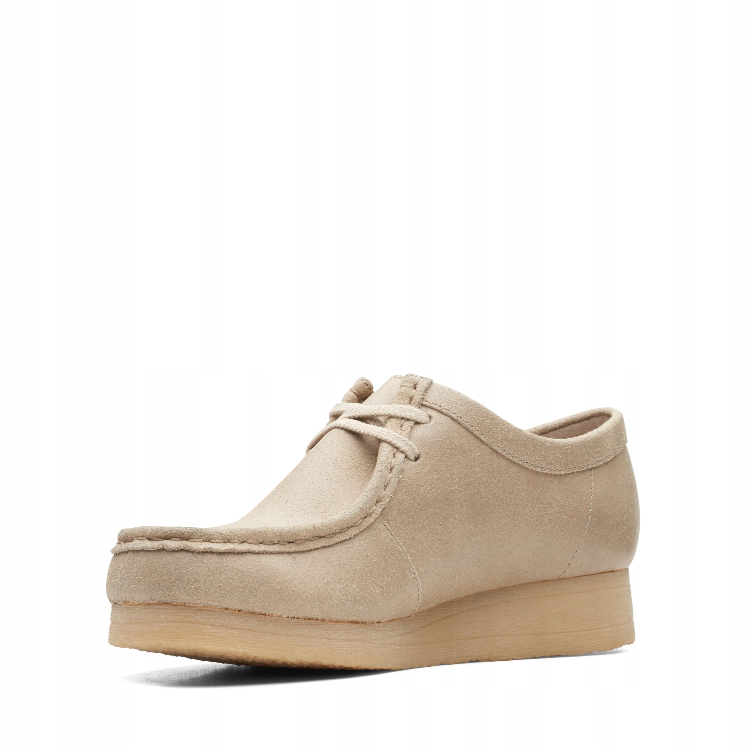 Clarks Dámské Polobotky Béžové Semišové Přírodní Kůže 39,5 6IA