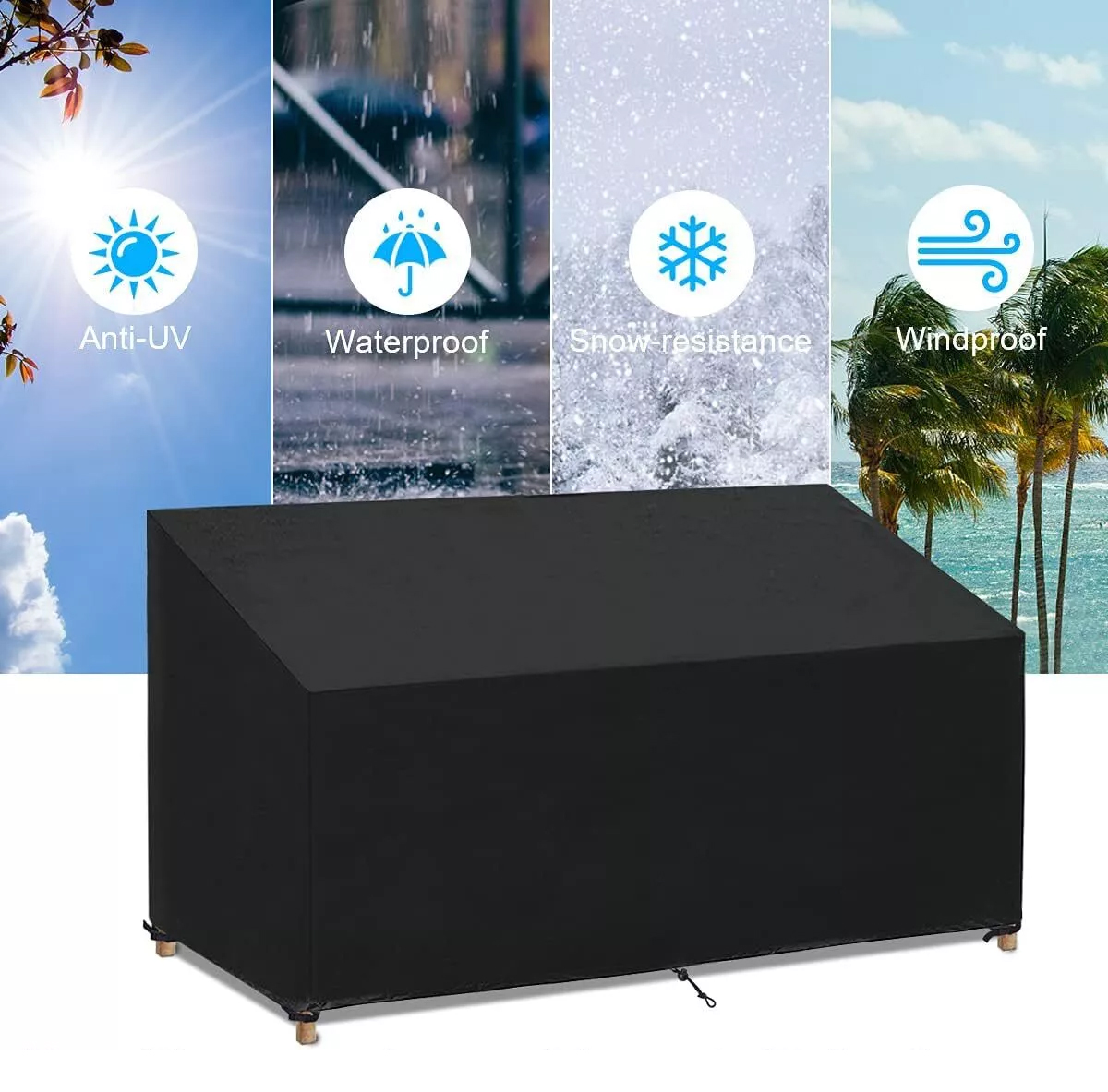 Ochranné Voděodolné Pouzdro Na Zahradní Lehátko 193*66*63