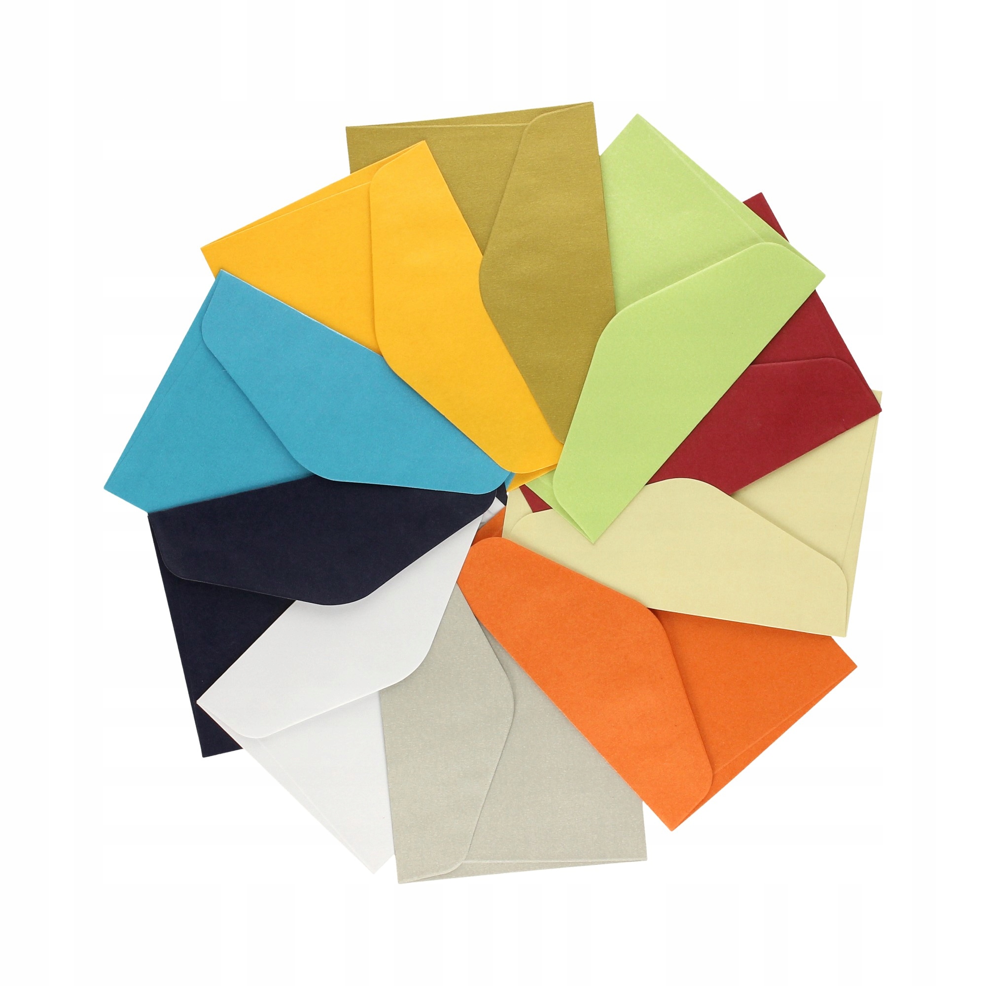 Koperta B7 Mix Kolorów 100 szt. Kolor inny