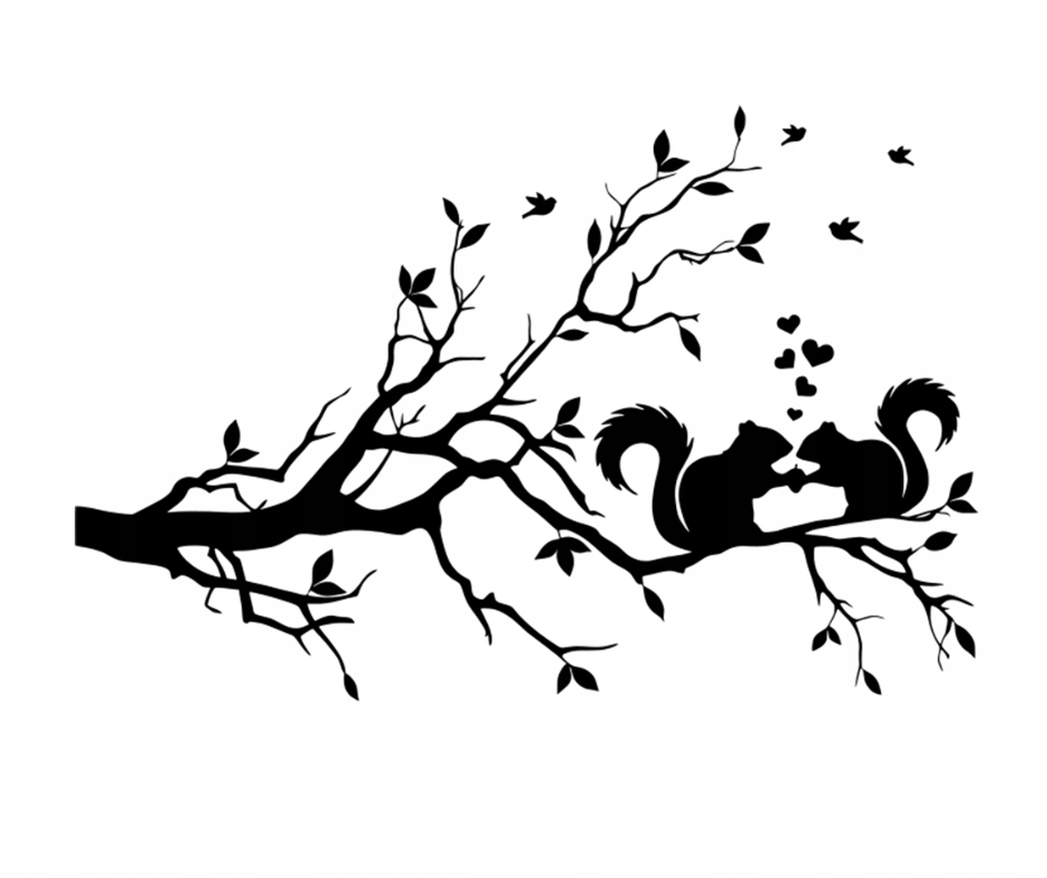 Prelamovaný Obraz Drevo Veveričky Do Kuchyne Obývačky Nástenná Dekorácia 3D Panel