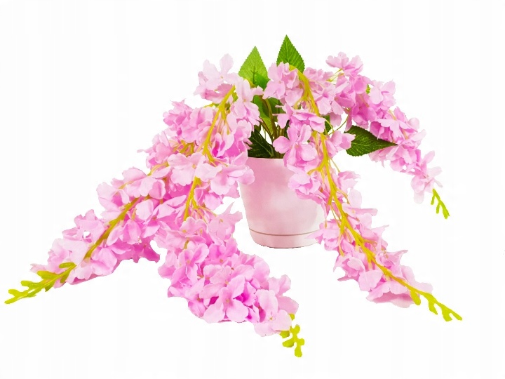 

Sztuczna Wisteria Kwiat w Doniczce Wiszący
