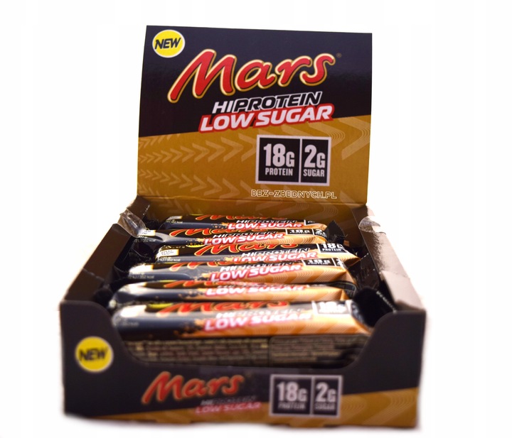 Mars HiProtein Low Sugar Original Bar 57g Baton Białkowy Choco Caramel