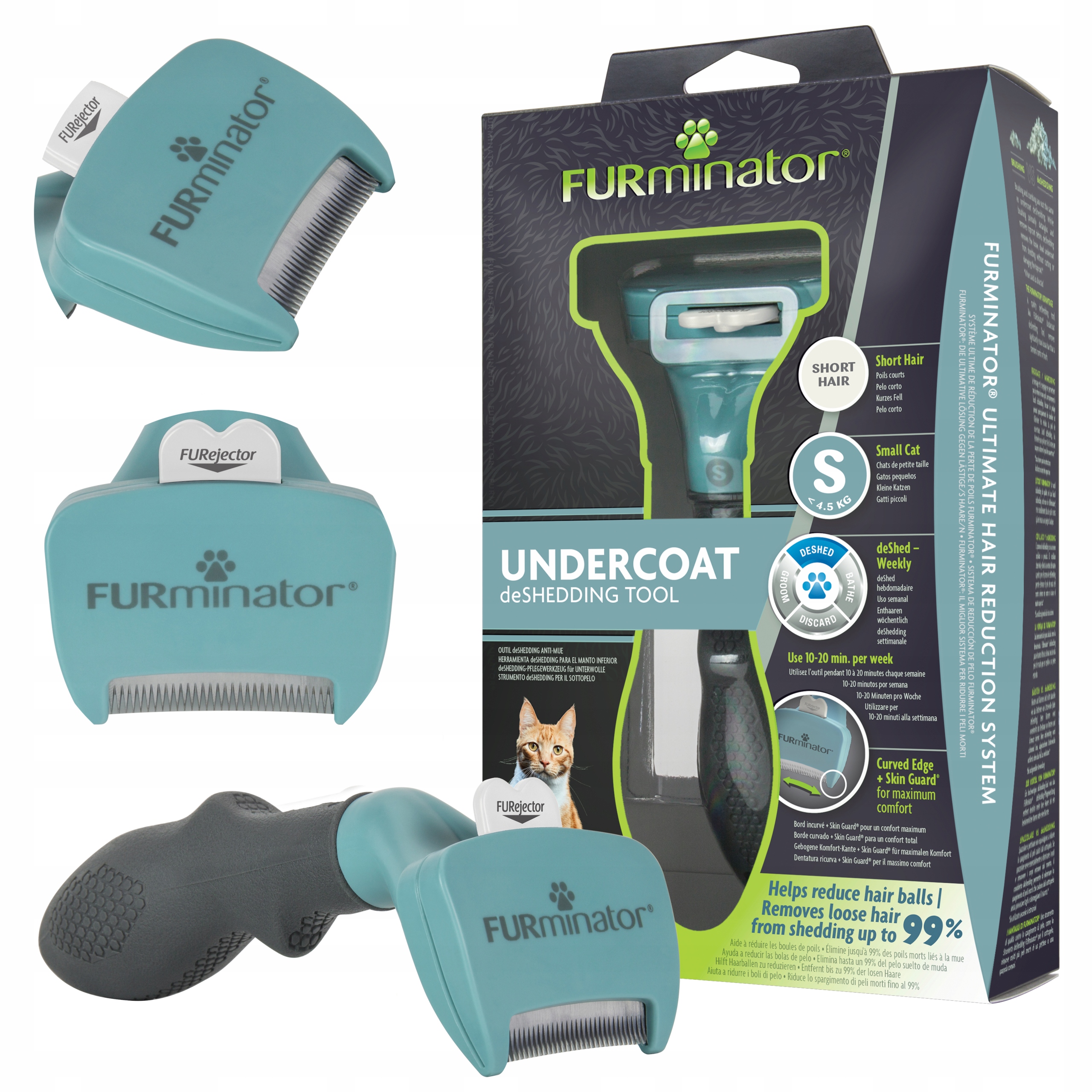 

FURminator S Dla Małych Kotów Krótkowłosych