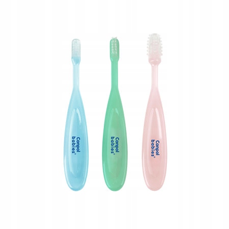 ZESTAW SZCZOTECZEK DO ZĘBÓW DLA DZIECI PIERWSZE Marka Canpol