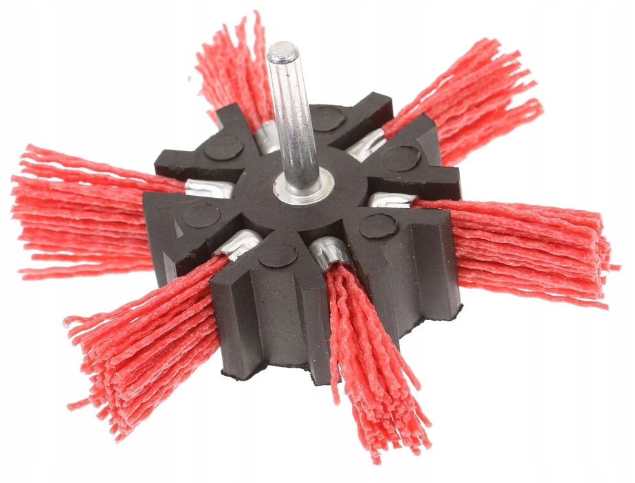 

Szczotka Ścierna Nylon Miotełkowa 100 mm + Trzpień