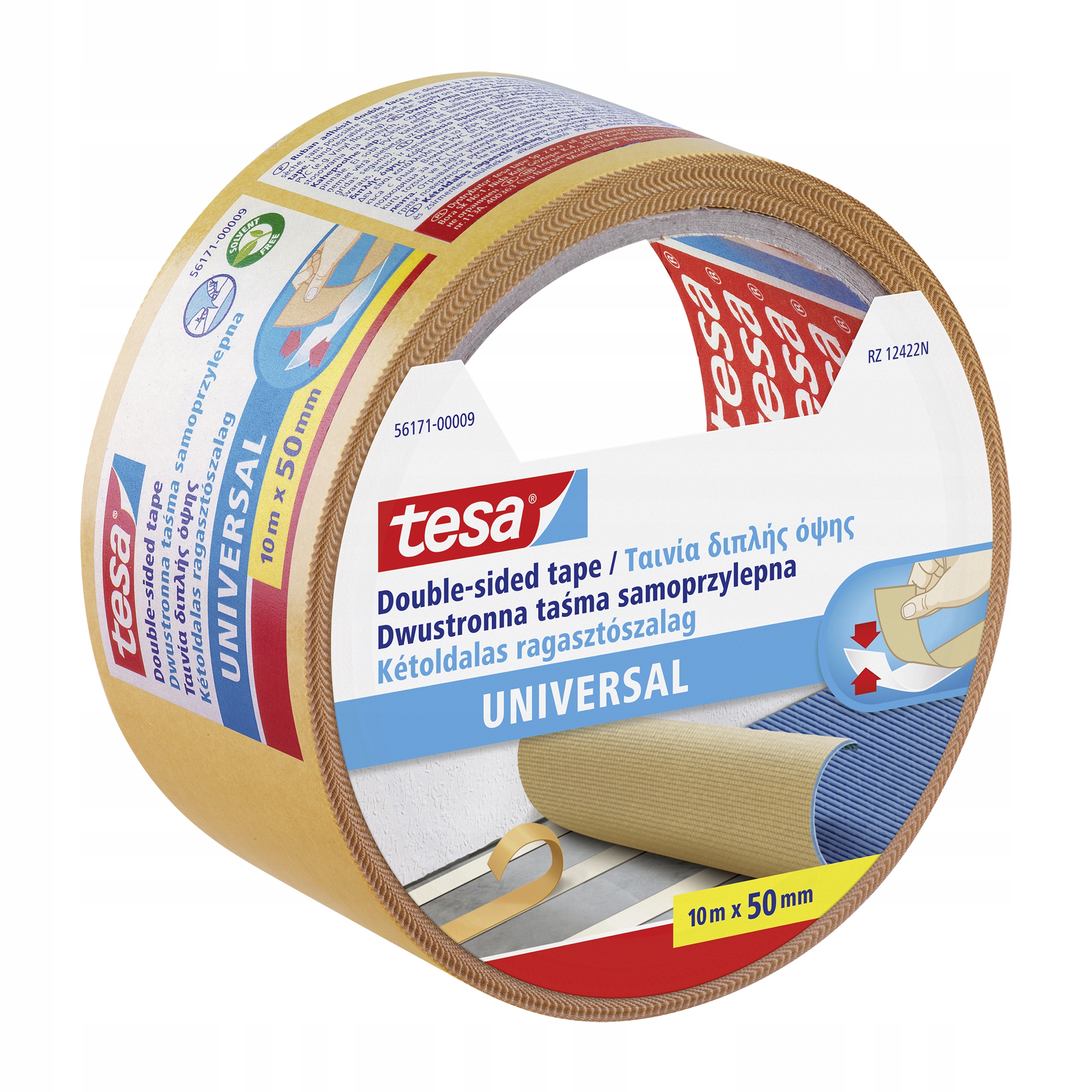 

Tesa 56171 Dwustronna taśma uniw. do wykładzin 10m