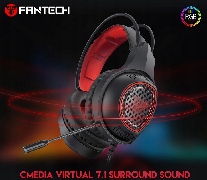 Słuchawki nauszne gamingowe mikrofon Fantech HG16 Marka Fantech