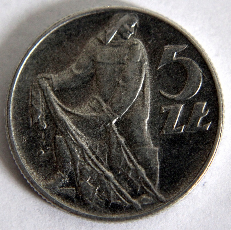 5 zł Rybak 1958 Stan 1/1-