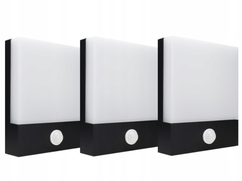 3x Venkovní Voděodolná Lampa Nástěnné Svítidlo Na Zeď Fasáda Domu Budovy