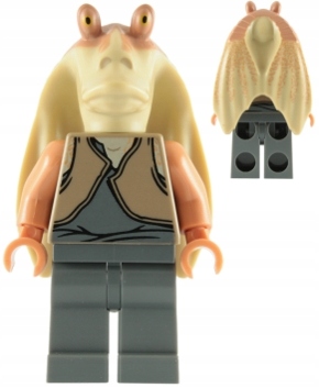 Lego 75080 9499 7929 samotná figurka sw0017 Jar Jar Binks sw017 Nový
