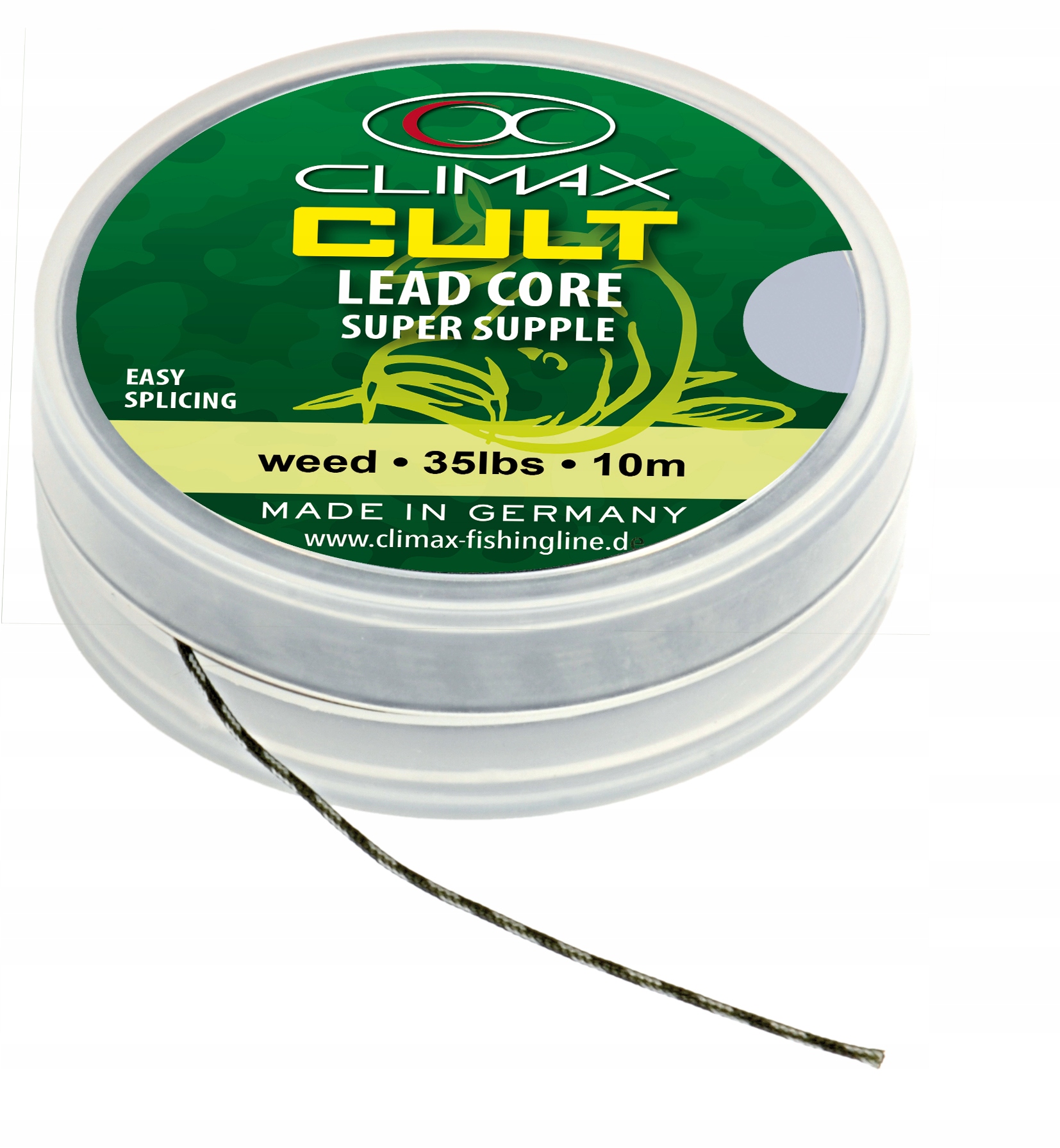 Plecionka karpiowa Climax Cult Lead Core 35lb 17,4kg 10m Silt