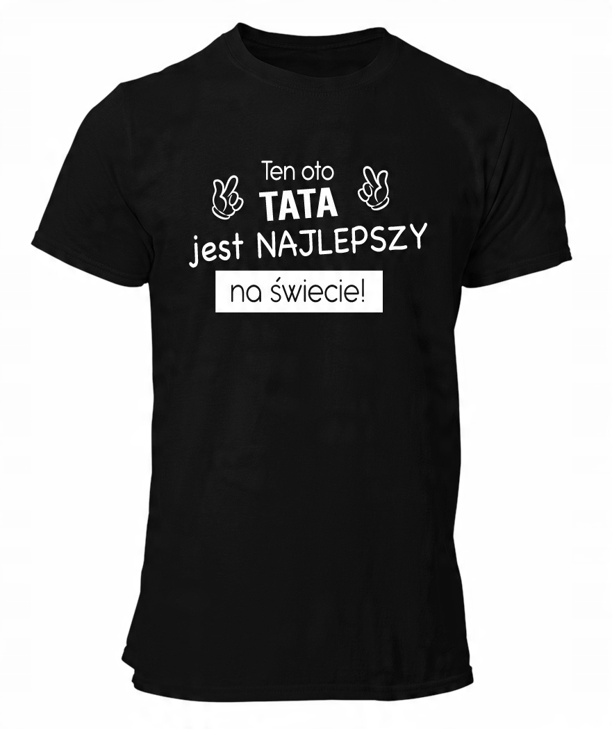 

Koszulka Z Nadrukiem Dzień Ojca Najlepszy Tata XL