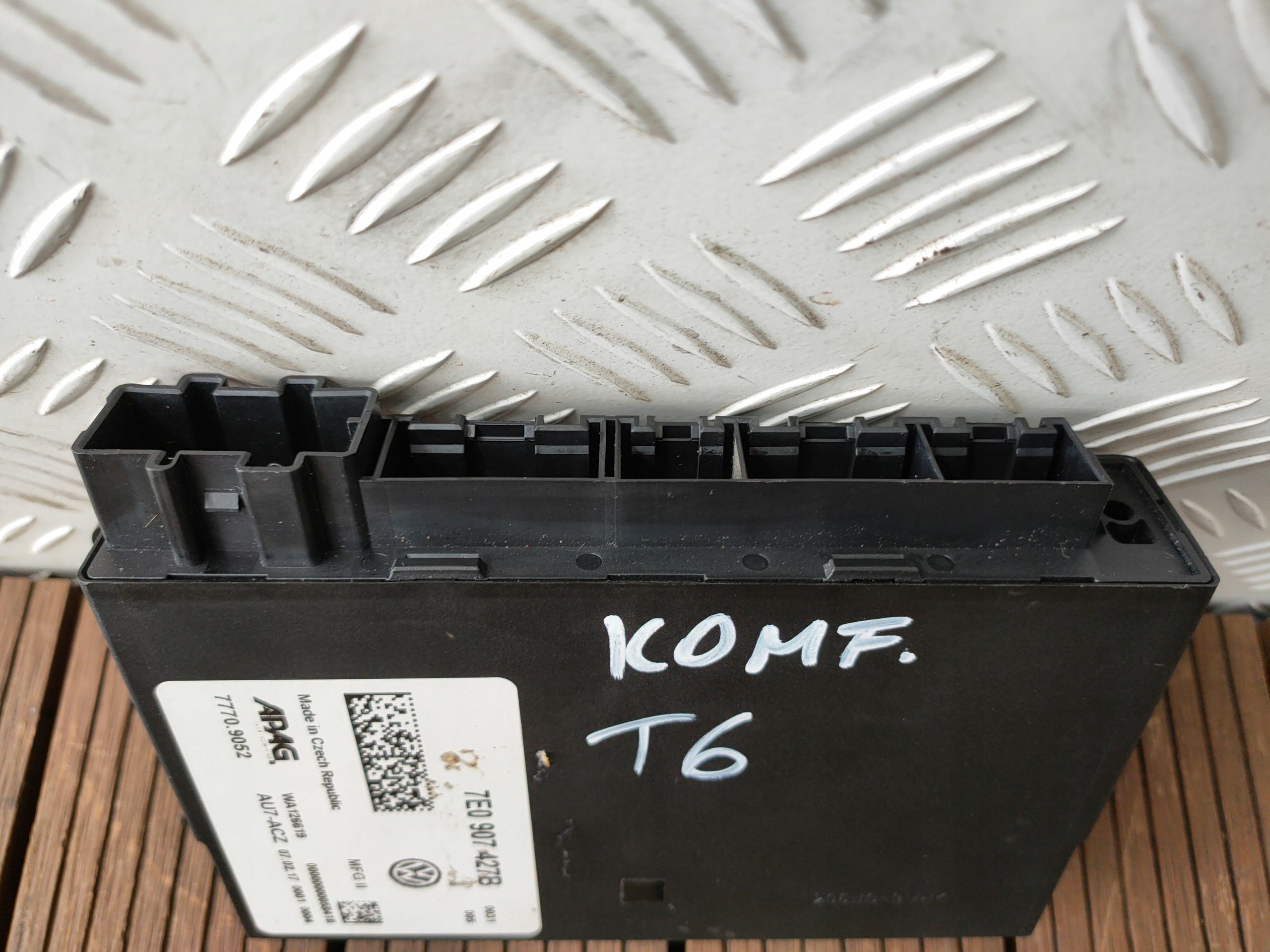 VW T6 MULTIVAN 15-19 comfort control unit control unit 7E0907427B OE