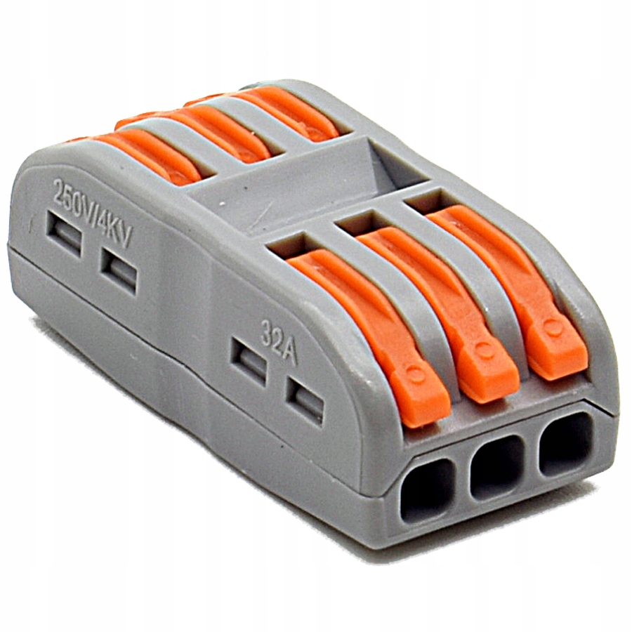 

Szybkozłączka Przelotowa 3x 0,08-4mm2 1szt